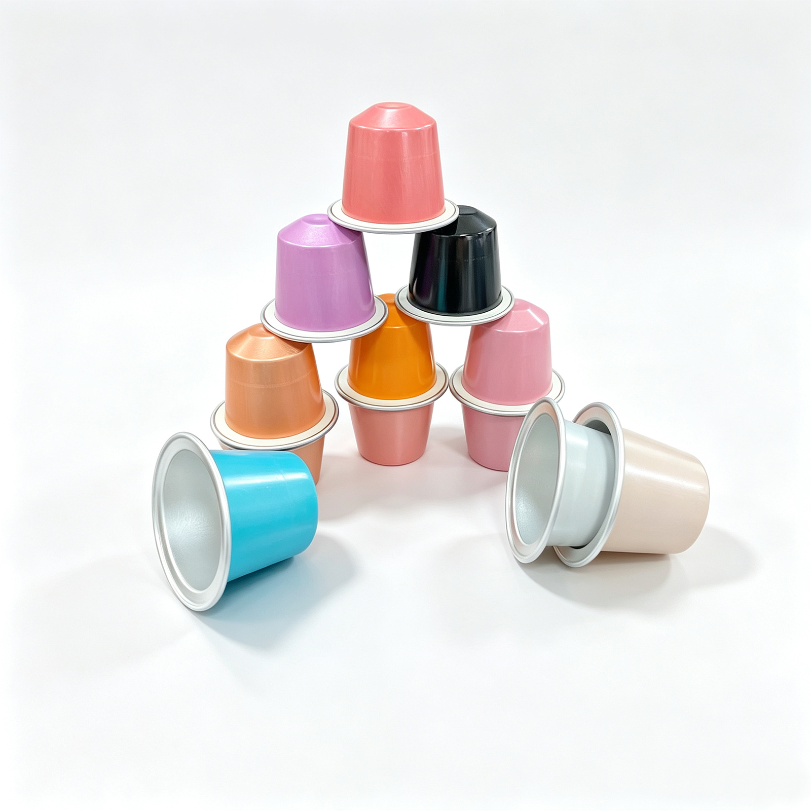 Universal Empty Aluminum Pods for Coffee Tea and Instant Powder Packaging