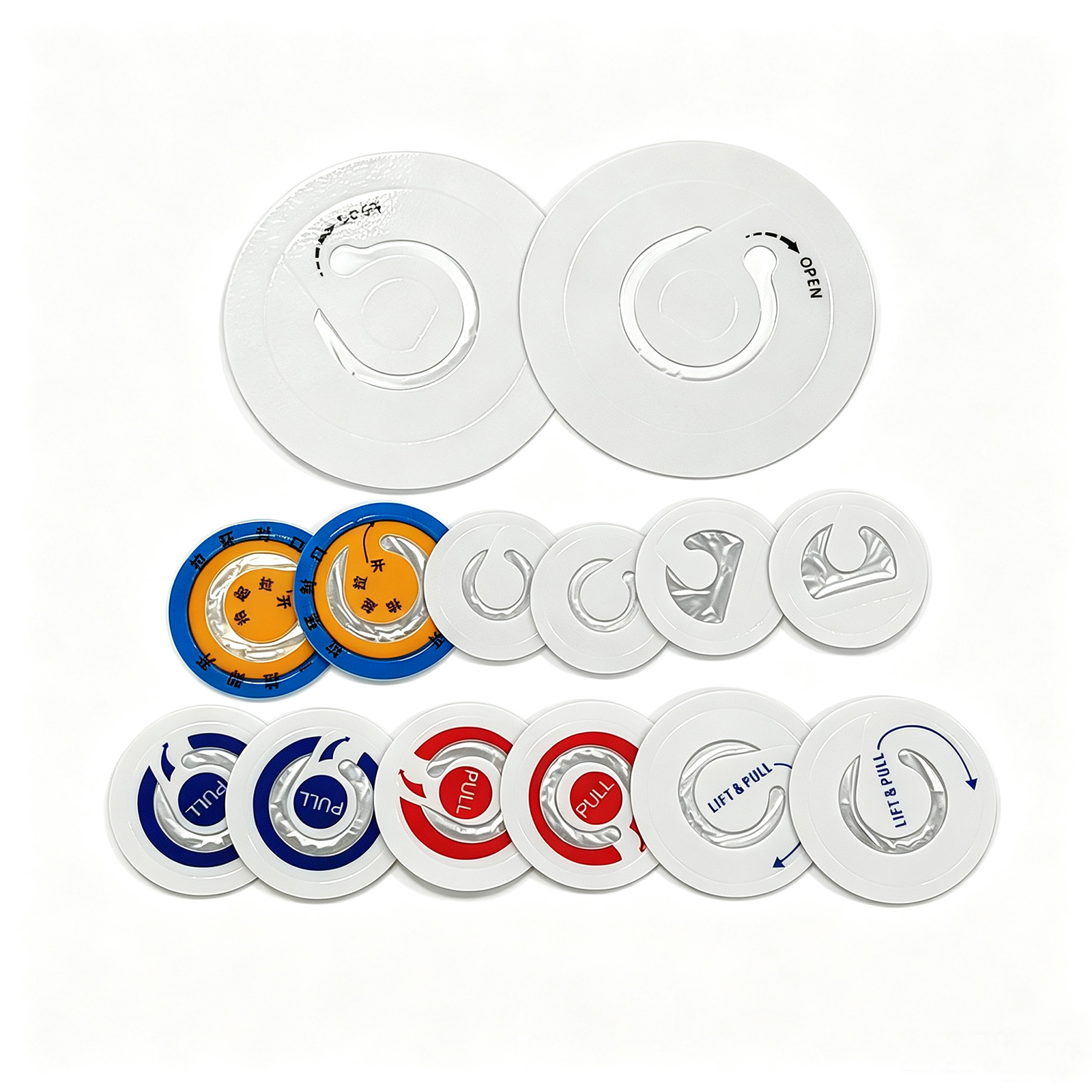 Pull-Tab Induction Sealing Liners for Tool-Free Easy Opening